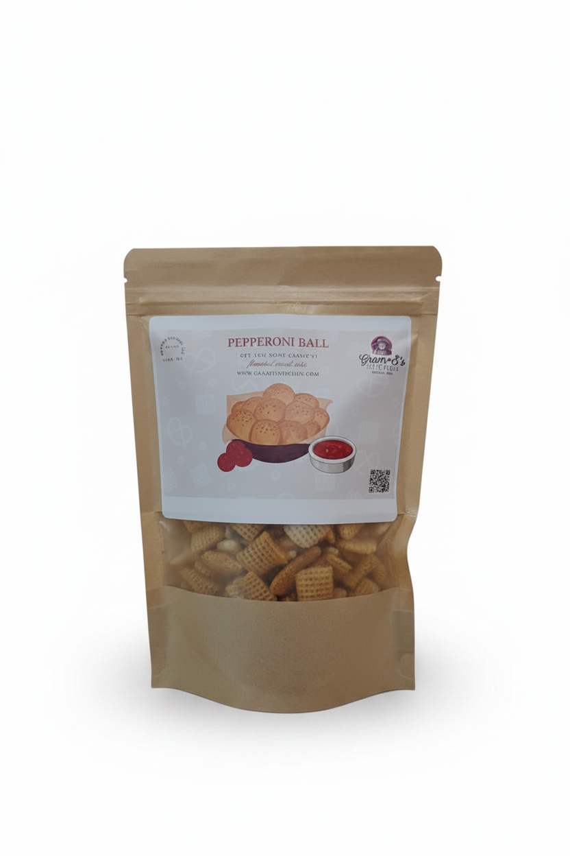 Pepperoni Ball Flavored Snack Mix
