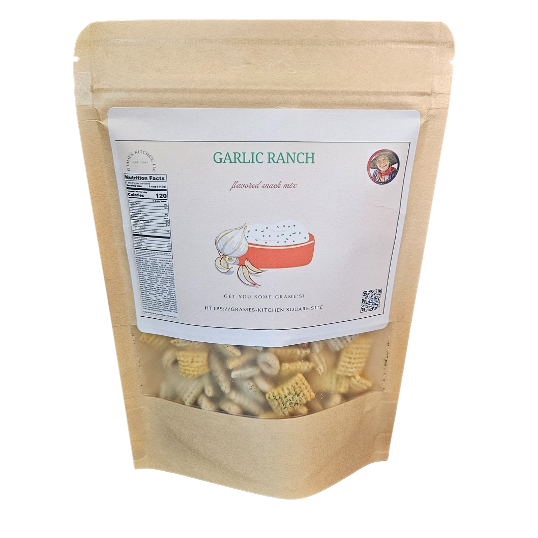 Garlic Ranch Gourmet Snack Mix – Bold, Zesty & Irresistible!